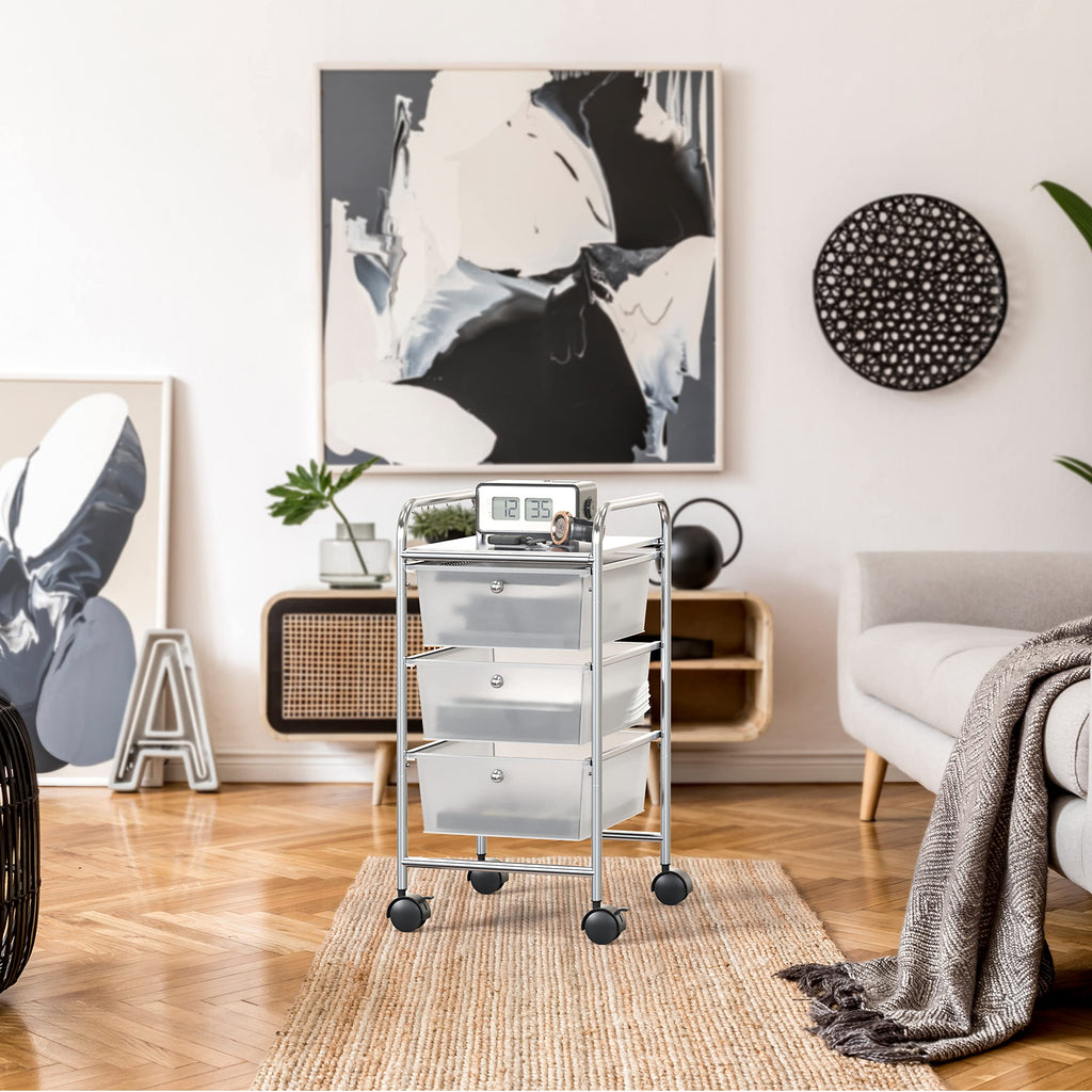 3 Drawers Rolling Utility Cart Q616143