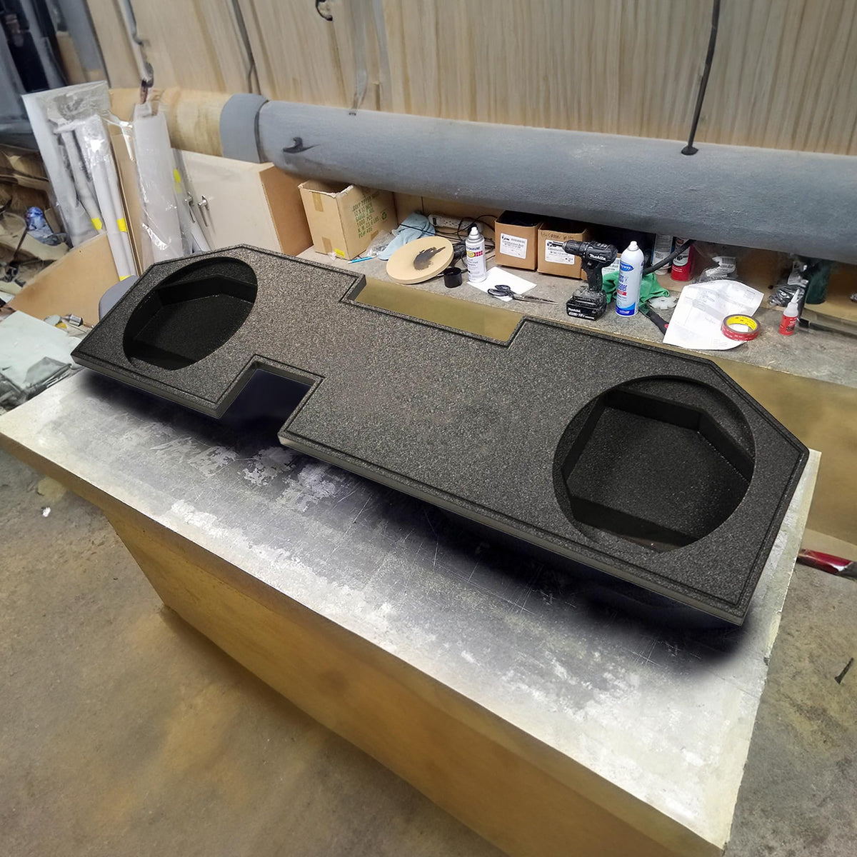 Dual 12" Underseat Subwoofer Box R15230