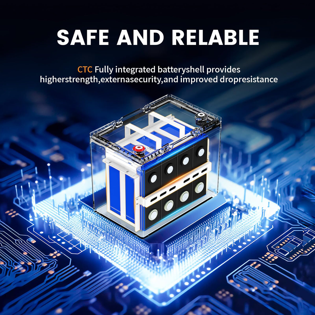12V 100Ah LiFePO4 Lithium Battery Z46496