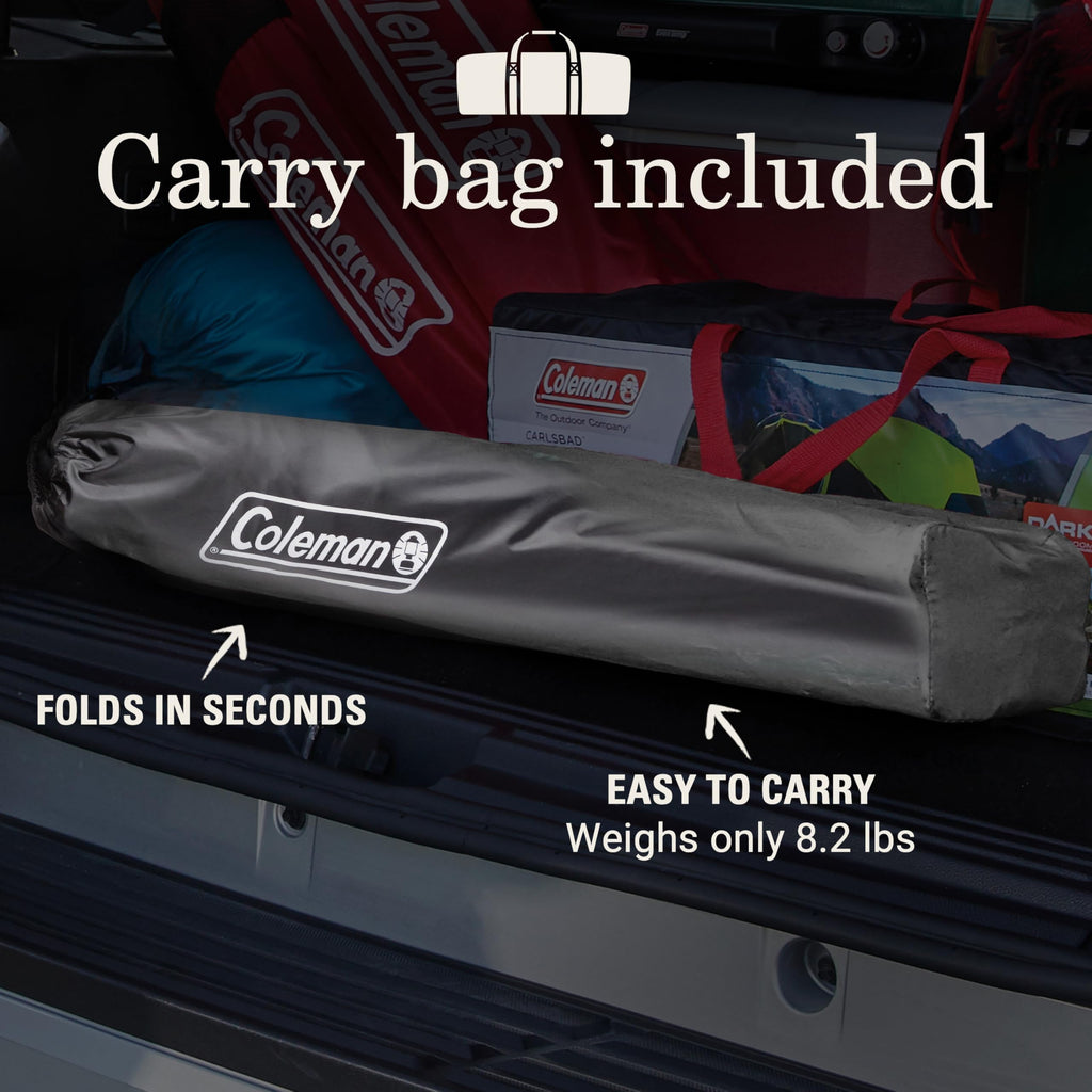Portable Camping Chair with 4-Can Cooler, Cushioned Seat, Side Pockets & Cup Holder, Carry Bag M5361