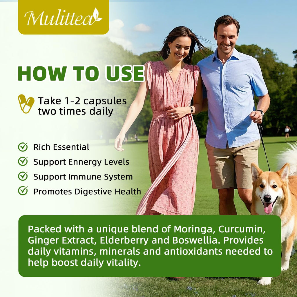 Moringa Capsules 1000mg with Ashwagandha & Turmeric R267
