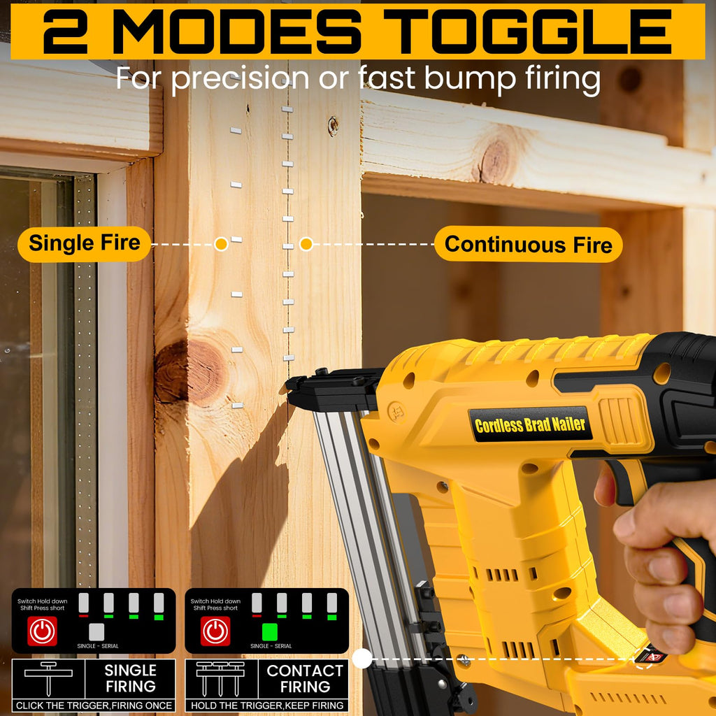 18 Gauge Cordless Brad Nailer & Staple Gun J8712