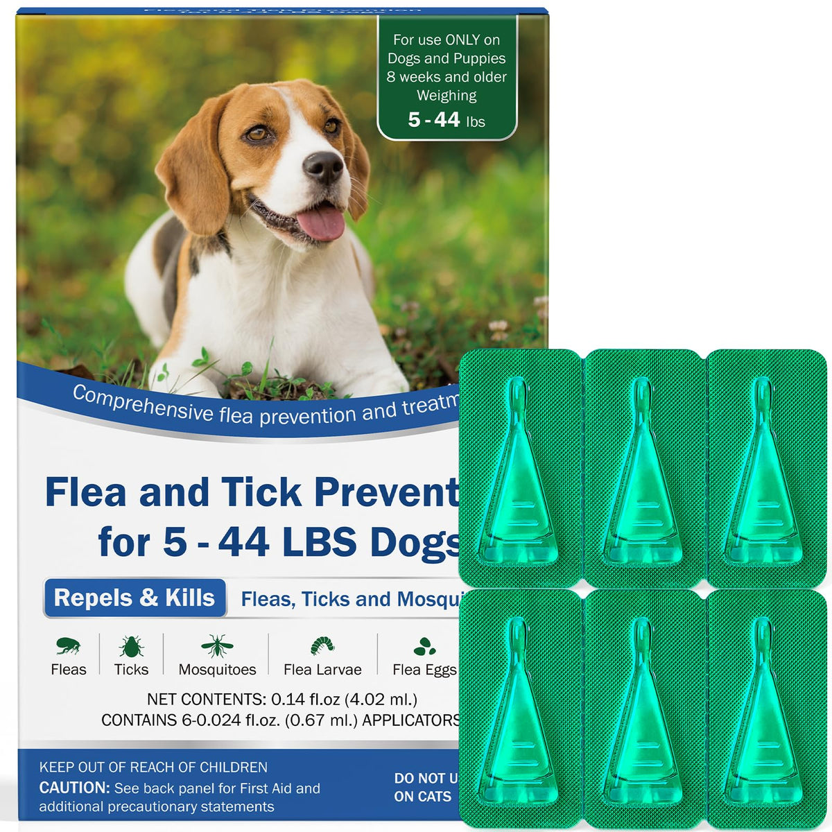 Flea and Tick Prevention for Small and Medium Dogs G662