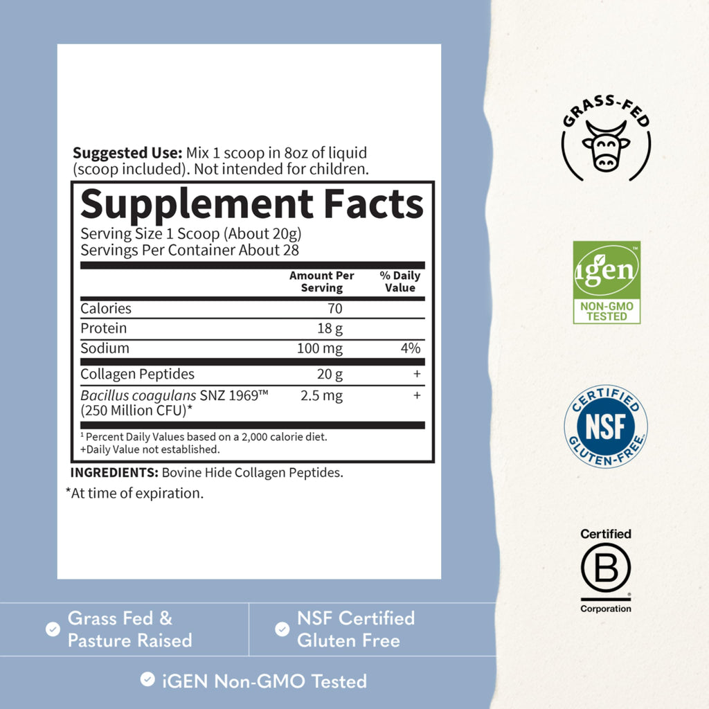 Collagen Powder Unflavored 28 Servings S3387