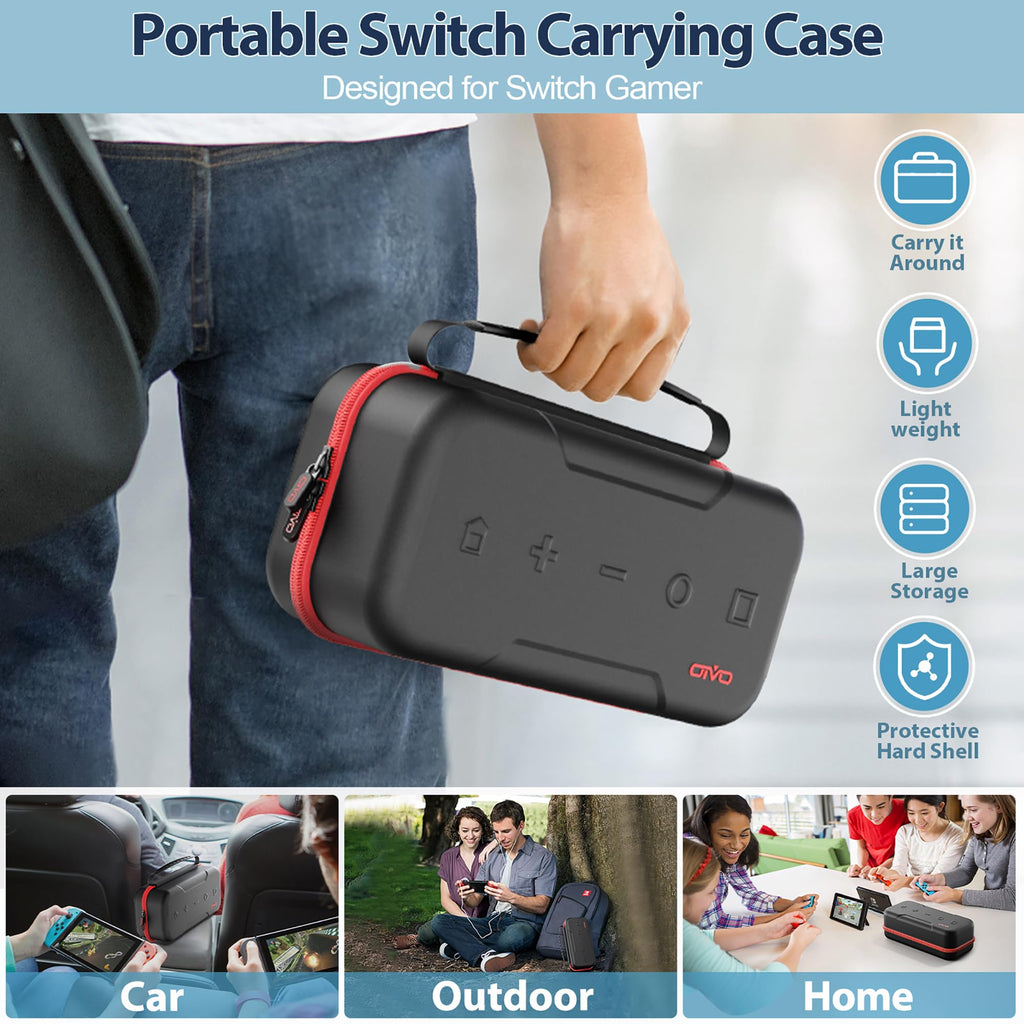 Switch OLED Carrying Case with 20 Games I9645