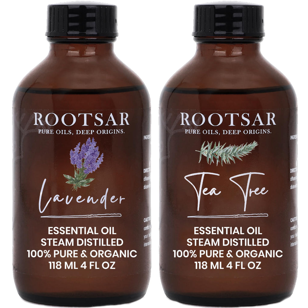 Lavender and Tea Tree Essential Oils Pack of 2 P3110