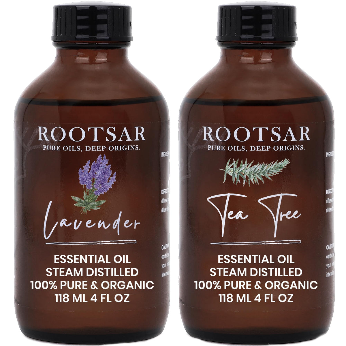 Lavender and Tea Tree Essential Oils Pack of 2 P3110
