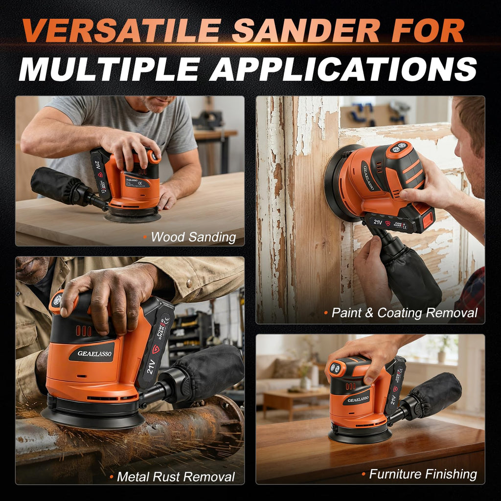 Cordless Random Orbital Sander 5 Inch Y958