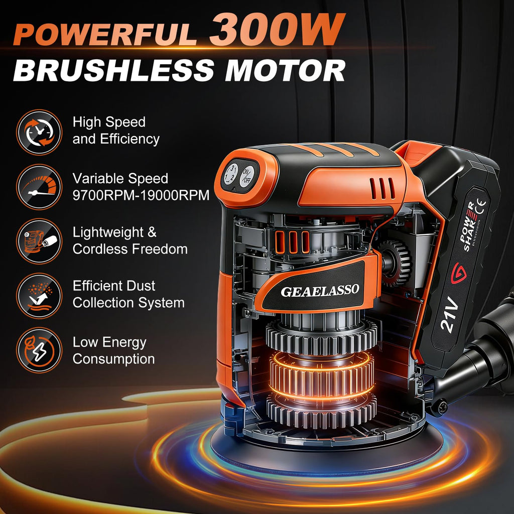 Cordless Random Orbital Sander 5 Inch Y958