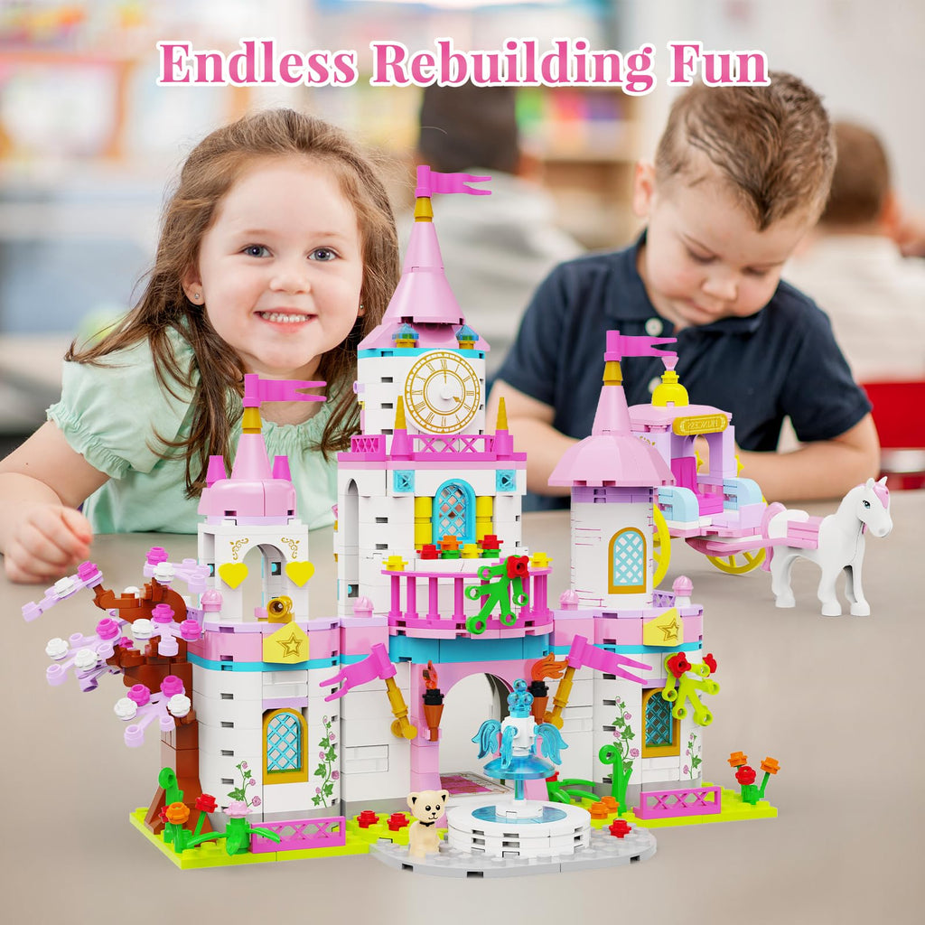 Princess Castle Building Blocks Set 634PCS F898
