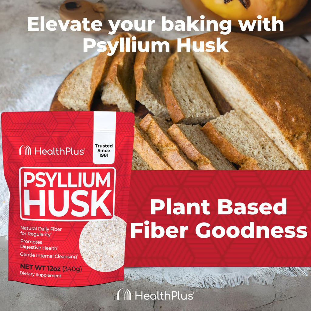 Psyllium Husk Fiber Supplement, 12 oz Q59050