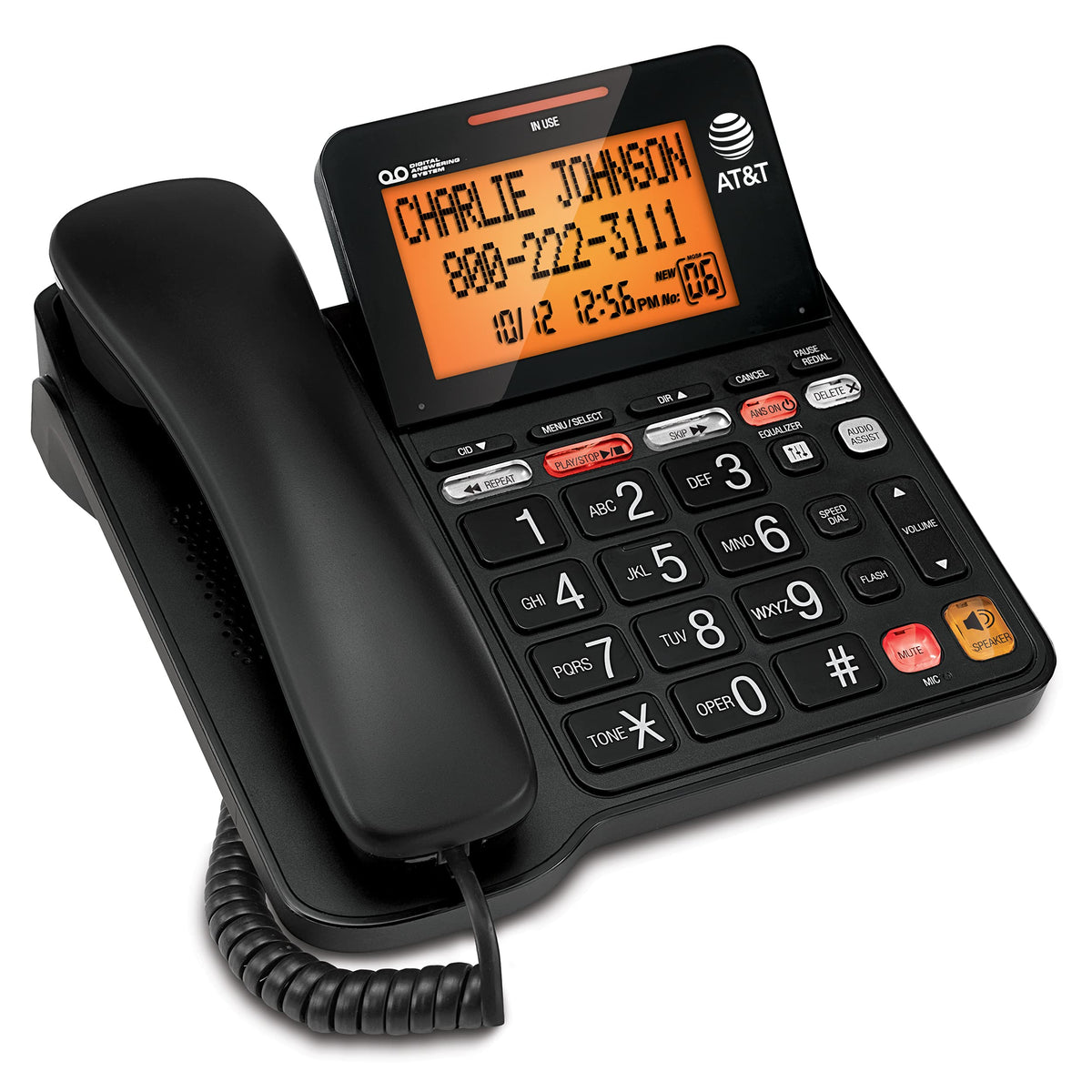Corded Answering System with Large Display E2948