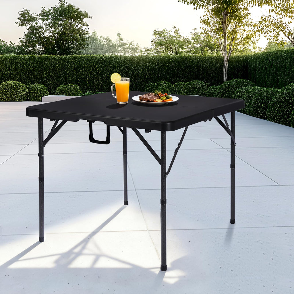 34" Black Folding Card Table A41523
