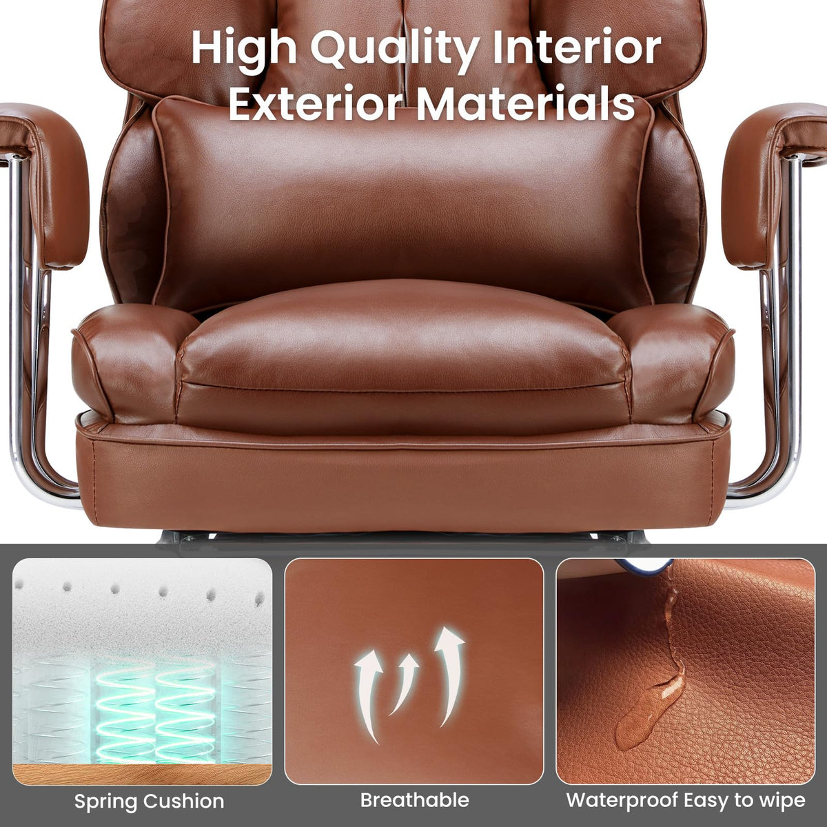 Big and Tall Executive Chair with Foot Rest M415