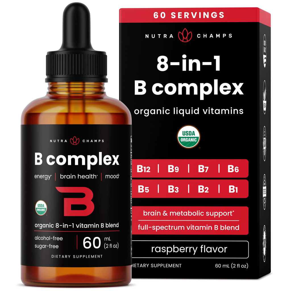 Organic Vitamin B Complex Liquid Drops 2oz L625874