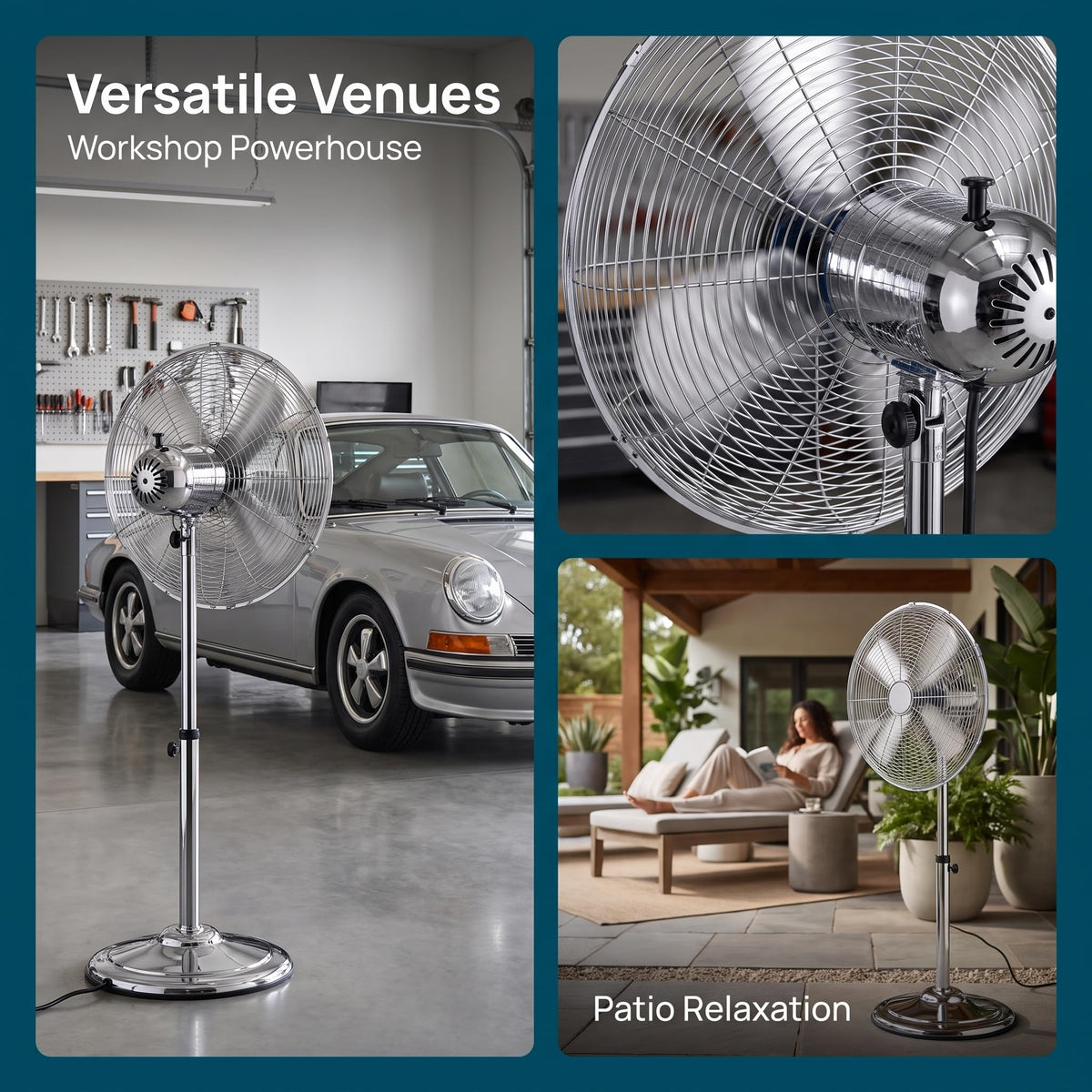 16 Inch Oscillating Pedestal Fan P516