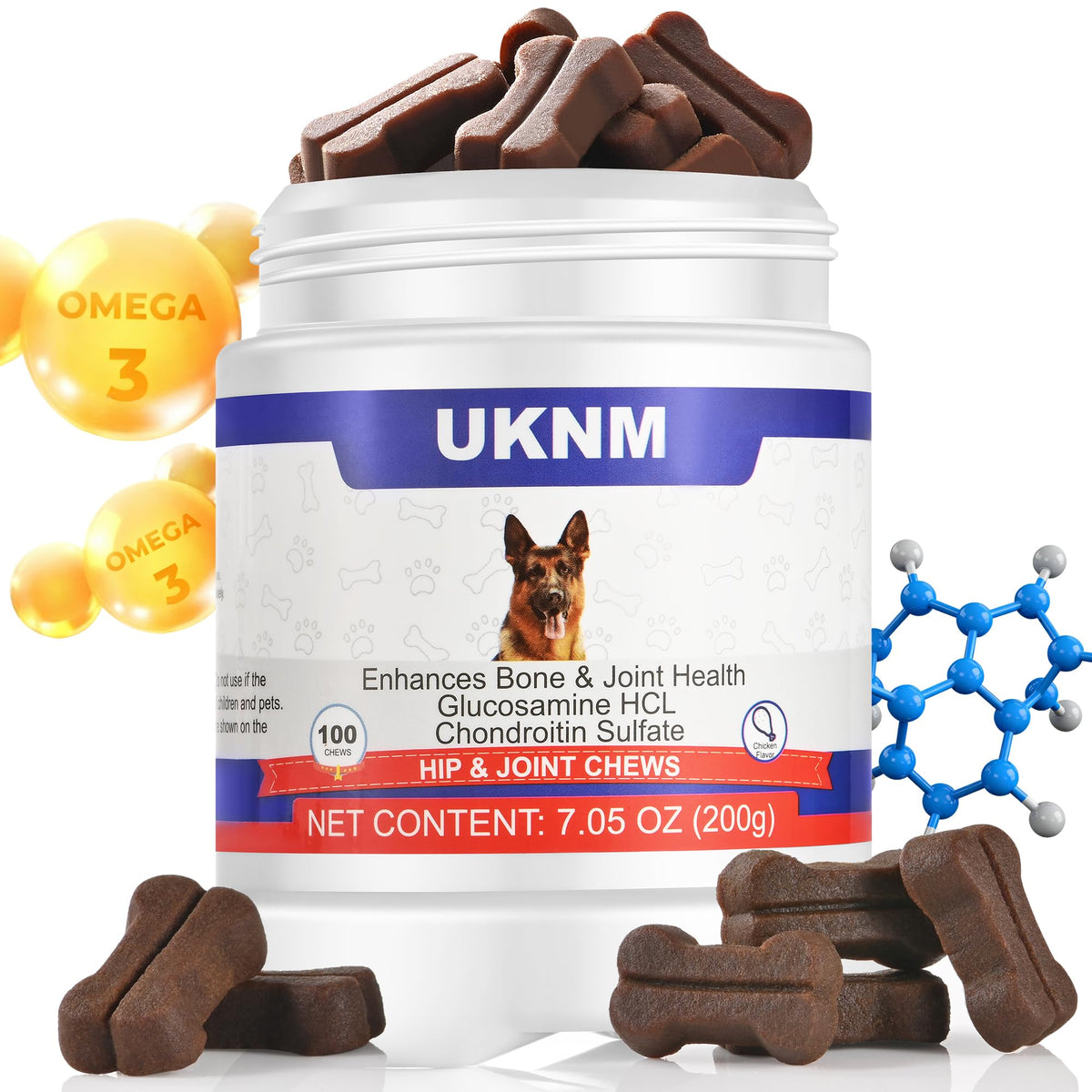 Chicken Flavor Dog Joint Support Chews P36005