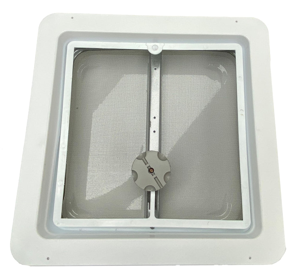 RV Roof Vent with White Metal Lid P423