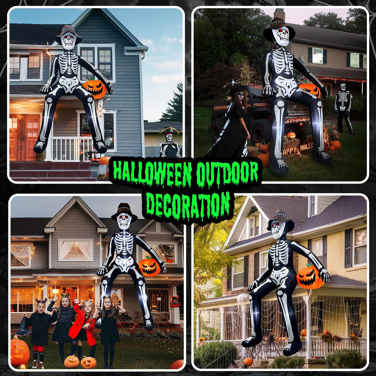 Giant Sitting Skeleton Inflatable P3505