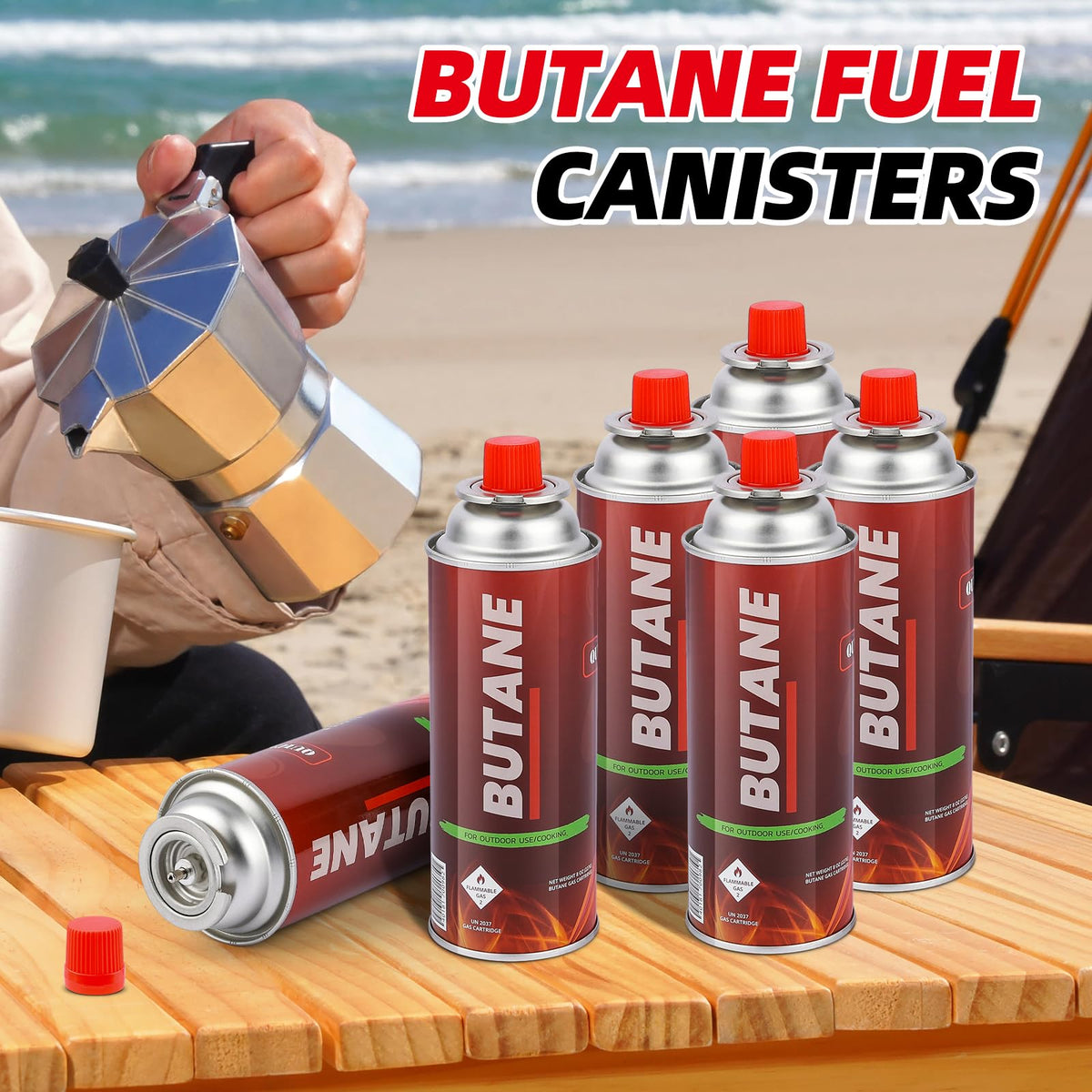 Butane Fuel Canisters 24 Pack I7516