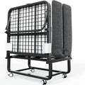 Folding Bed with 5" Memory Foam Mattress Cot Size I915