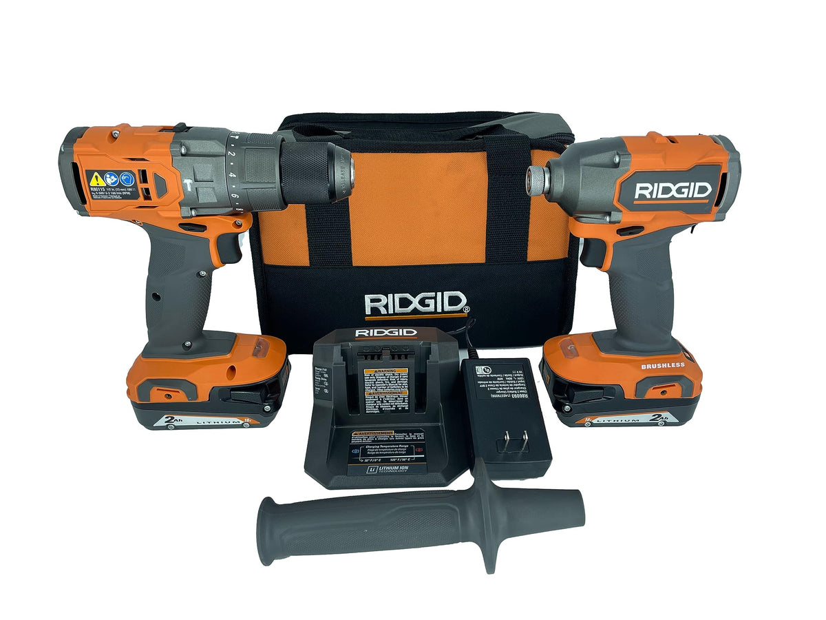 18V Brushless Drill/Driver and 3-Speed Impact Driver Kit with 2.0 Ah Batteries and Charger X58204