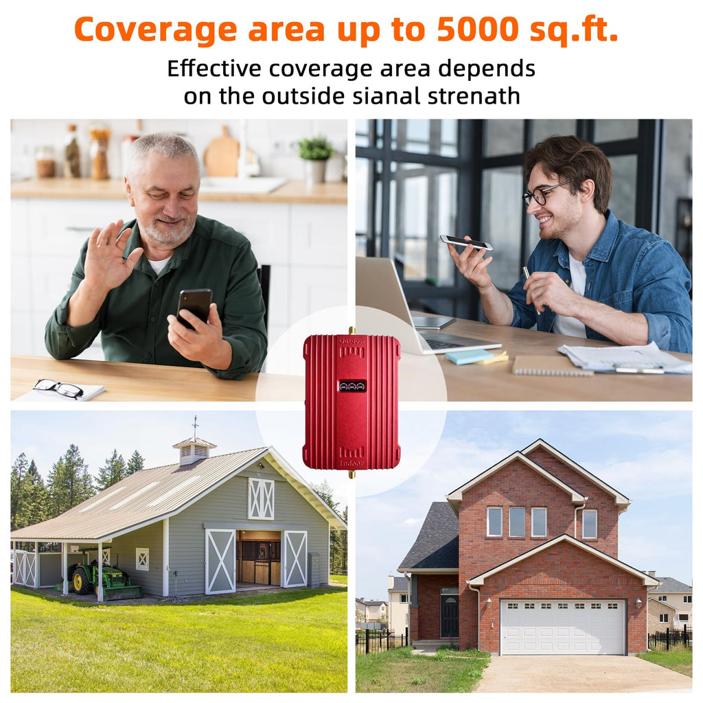 Cell Phone Signal Booster for Home & Office J448451