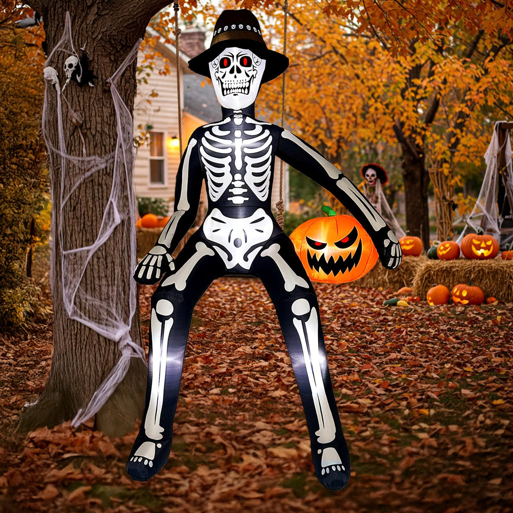 Giant Sitting Skeleton Inflatable P3505
