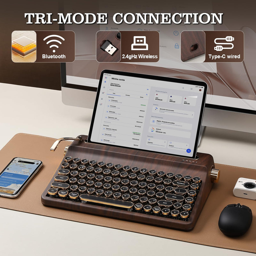 Wood Hot Swap RGB Keyboard L141