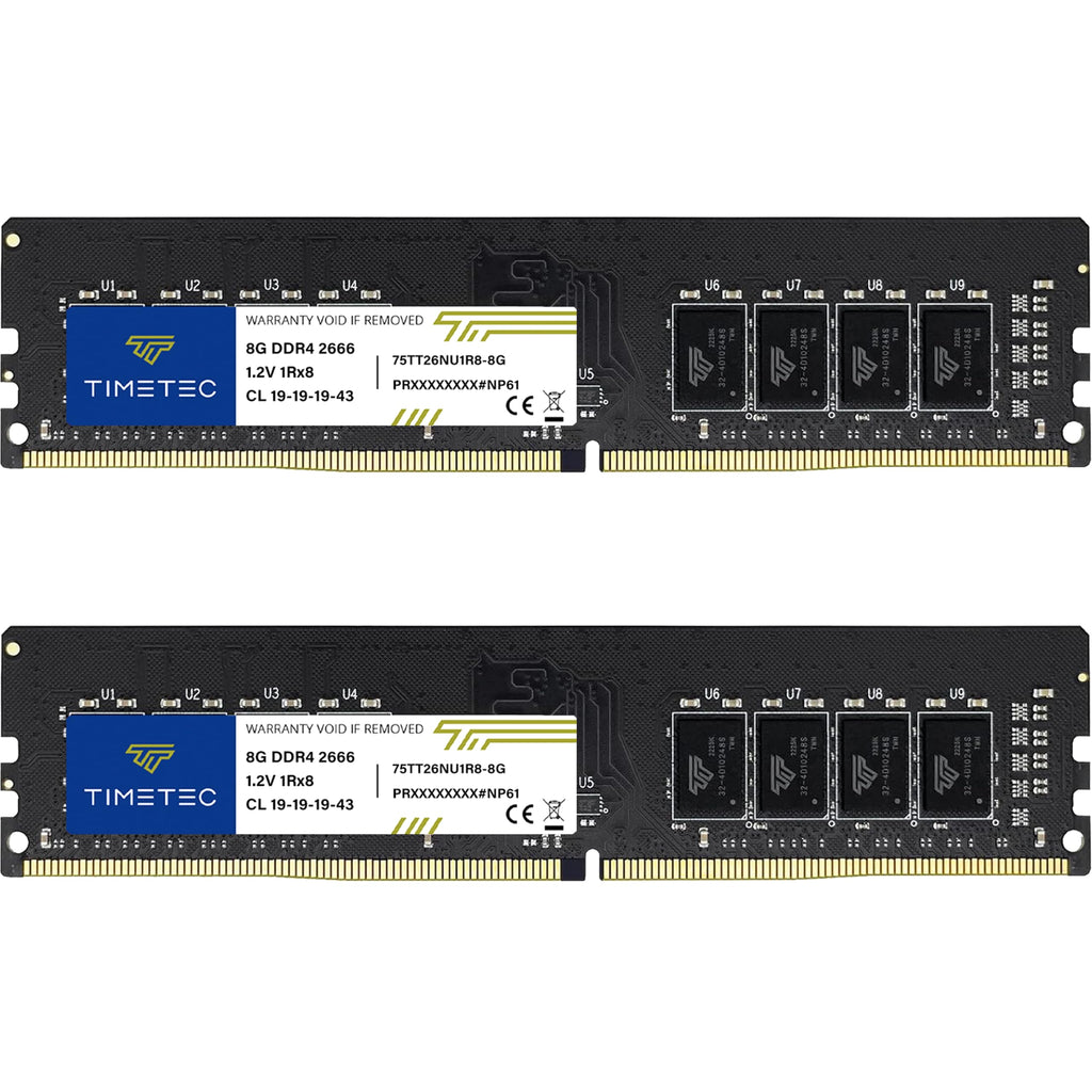 16GB Kit DDR4 2666MHz Desktop RAM 288-Pin Non-ECC UDIMM Z37528