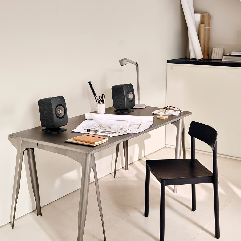 Carbon Black Wireless Bookshelf Speakers M139