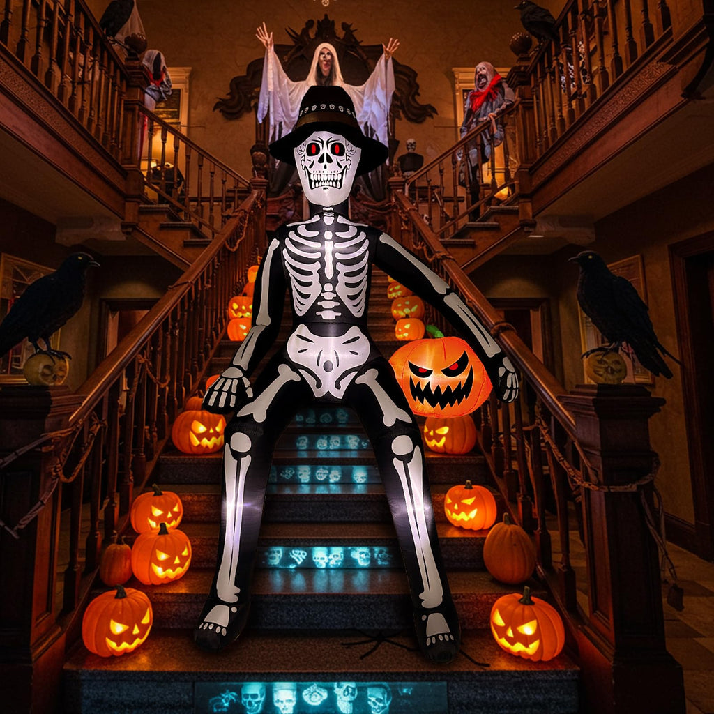Giant Sitting Skeleton Inflatable P3505