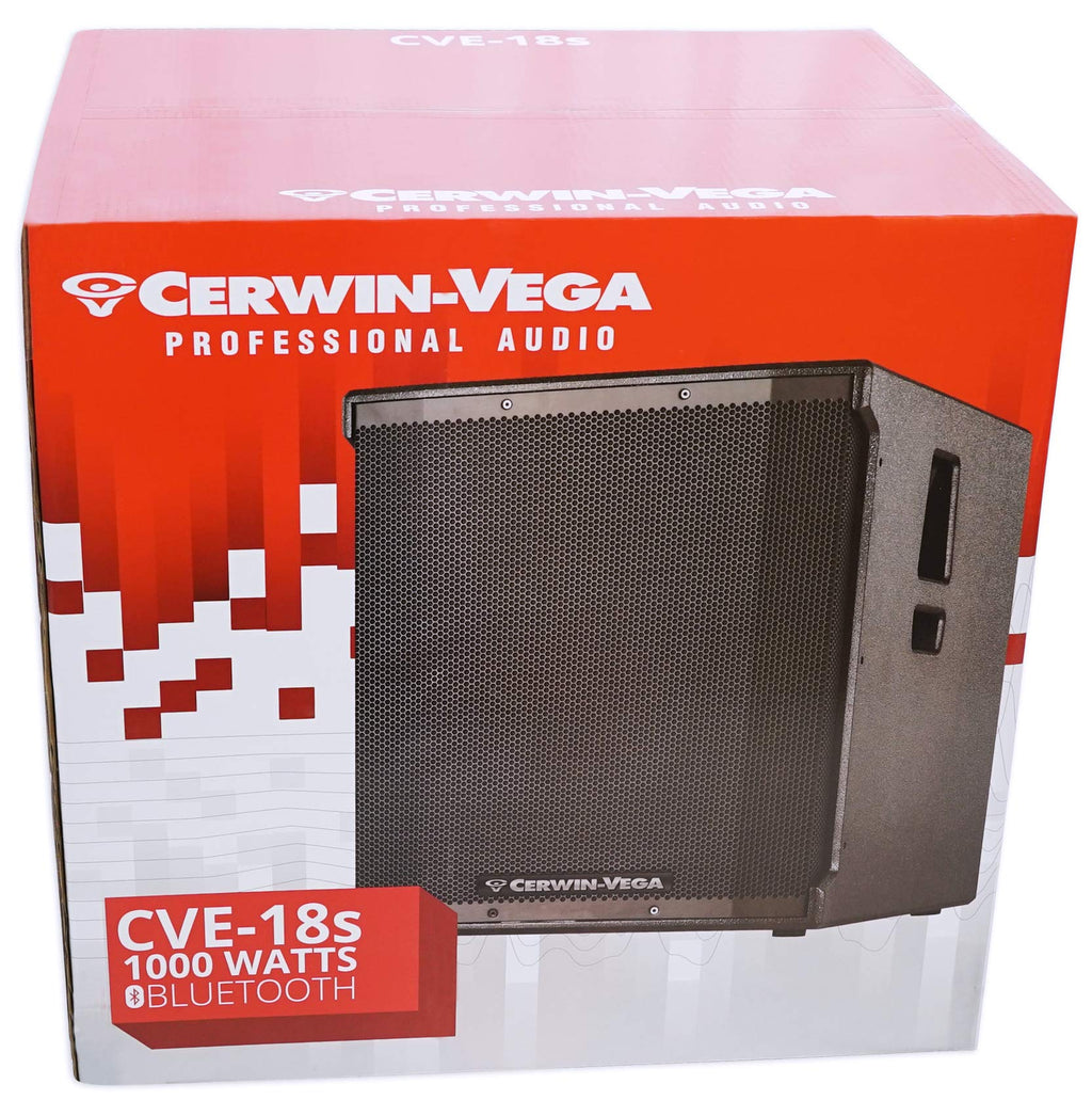 18" 1000 Watt Powered Subwoofer with Bluetooth B84841