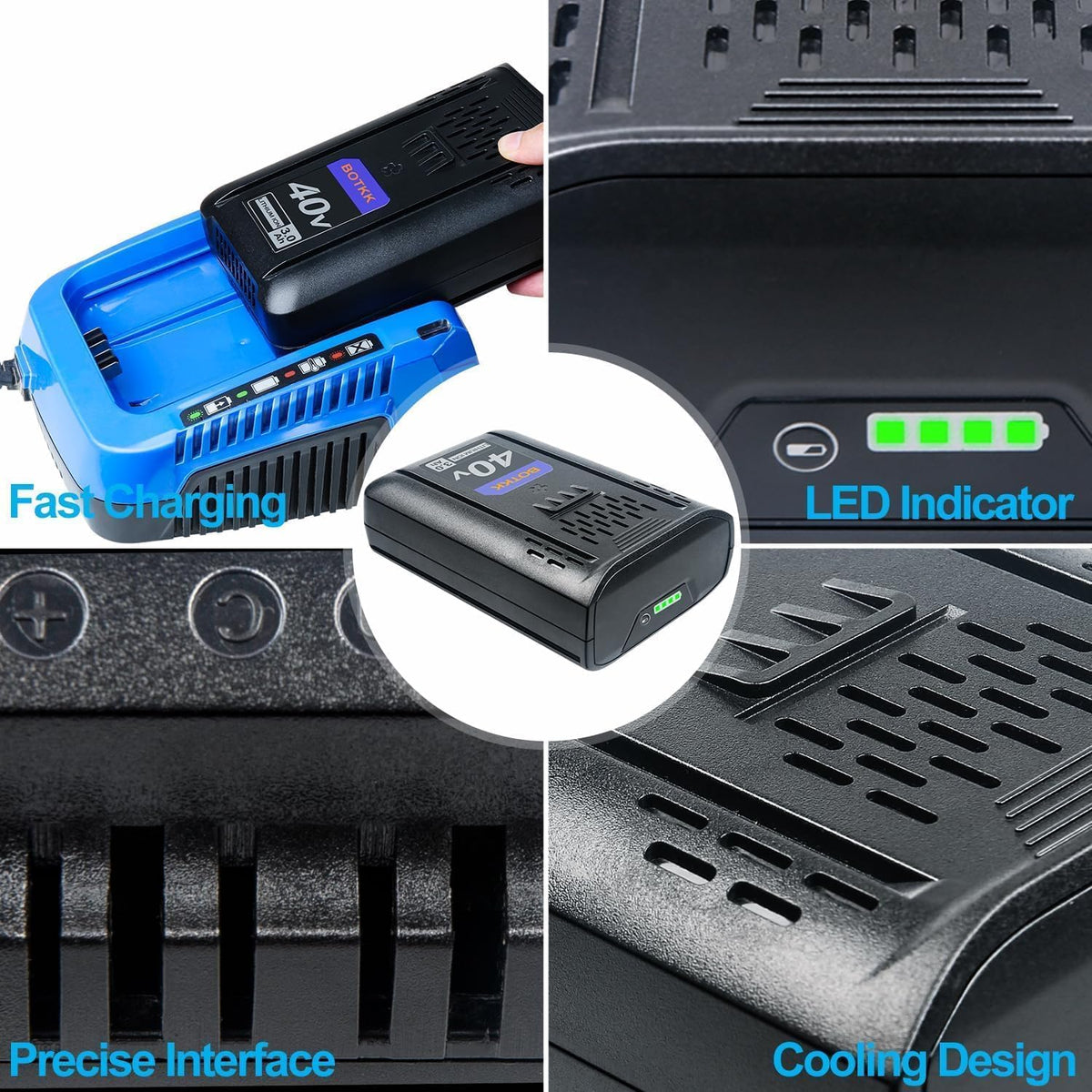 40V 3000mAh Replacement Battery F95416