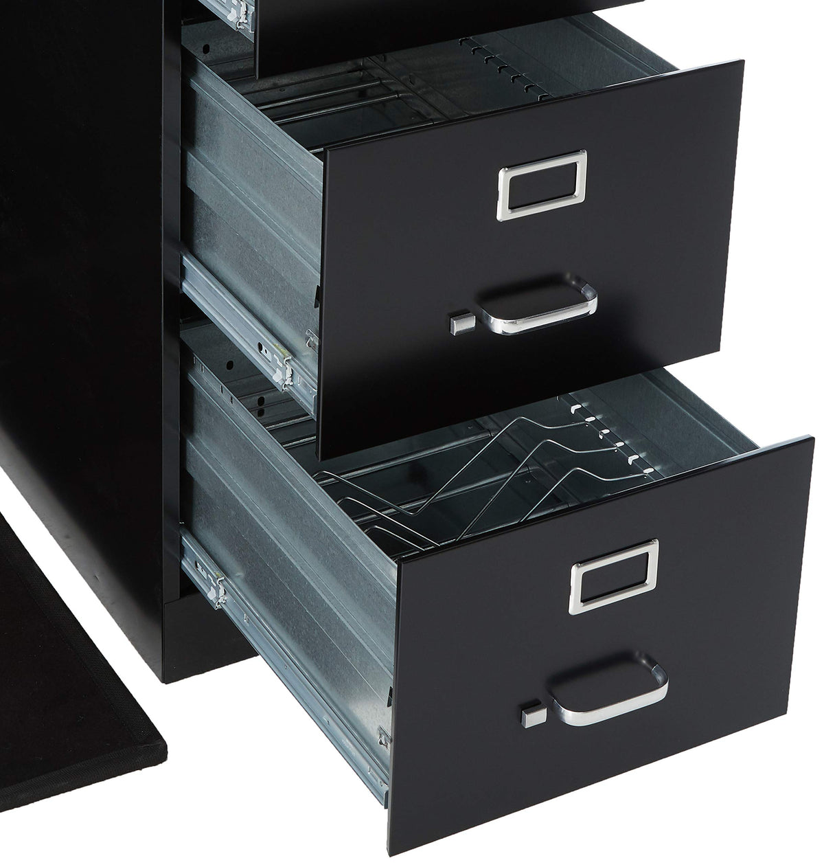 4 Drawer Vertical File Black B49046