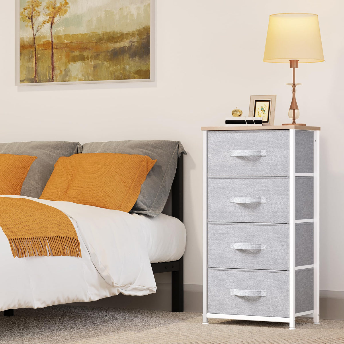 4 Drawer Fabric Storage Dresser U4162