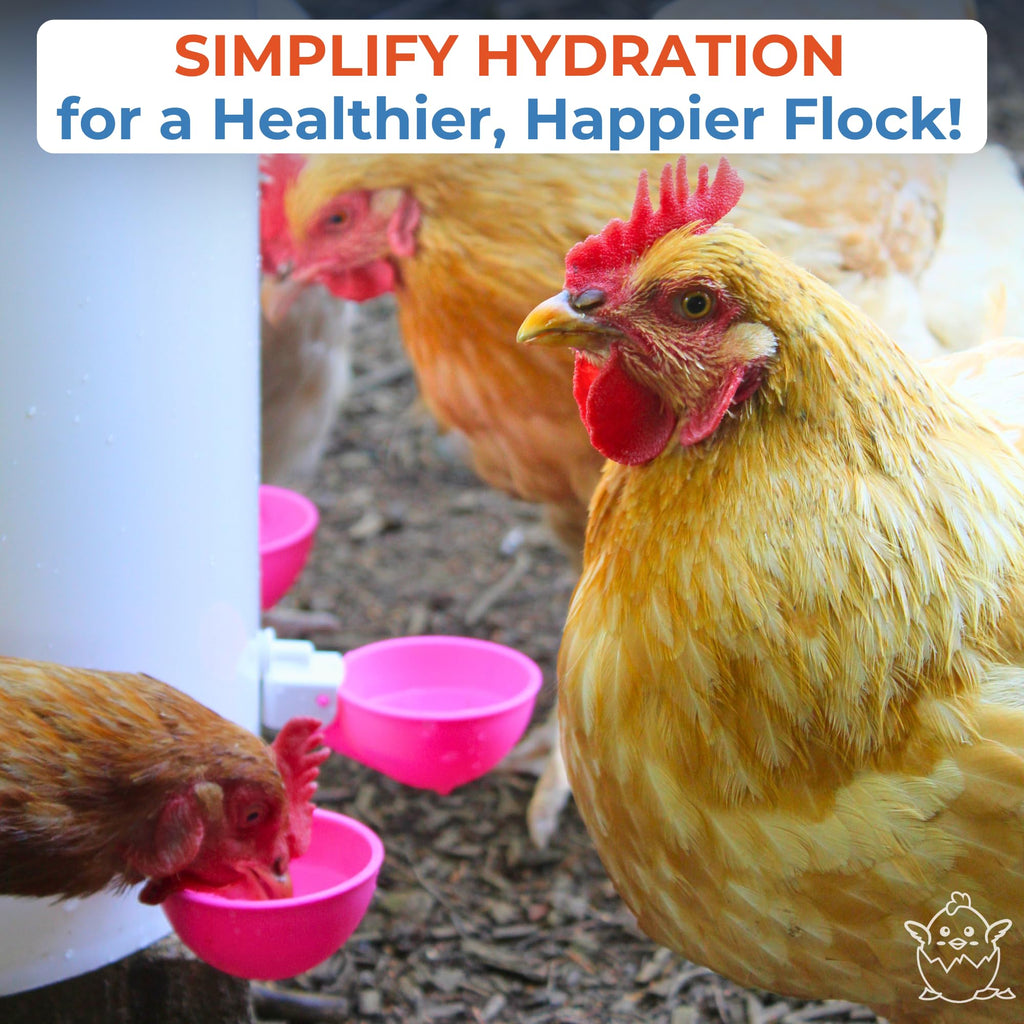 Automatic Chicken Waterer Cups 5 Pack V672820