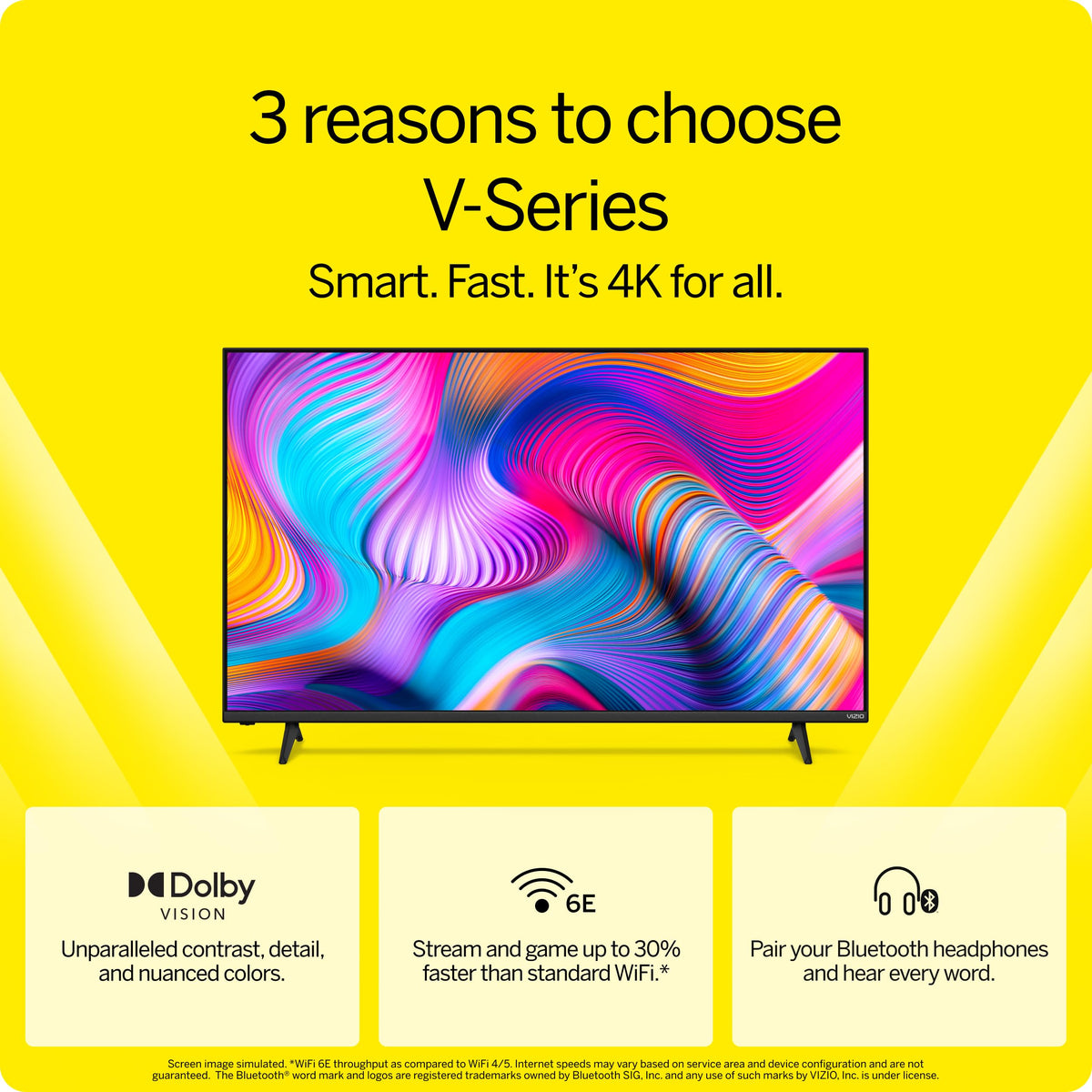 43-inch 4K LED HDR Smart TV with Dolby Vision W47550