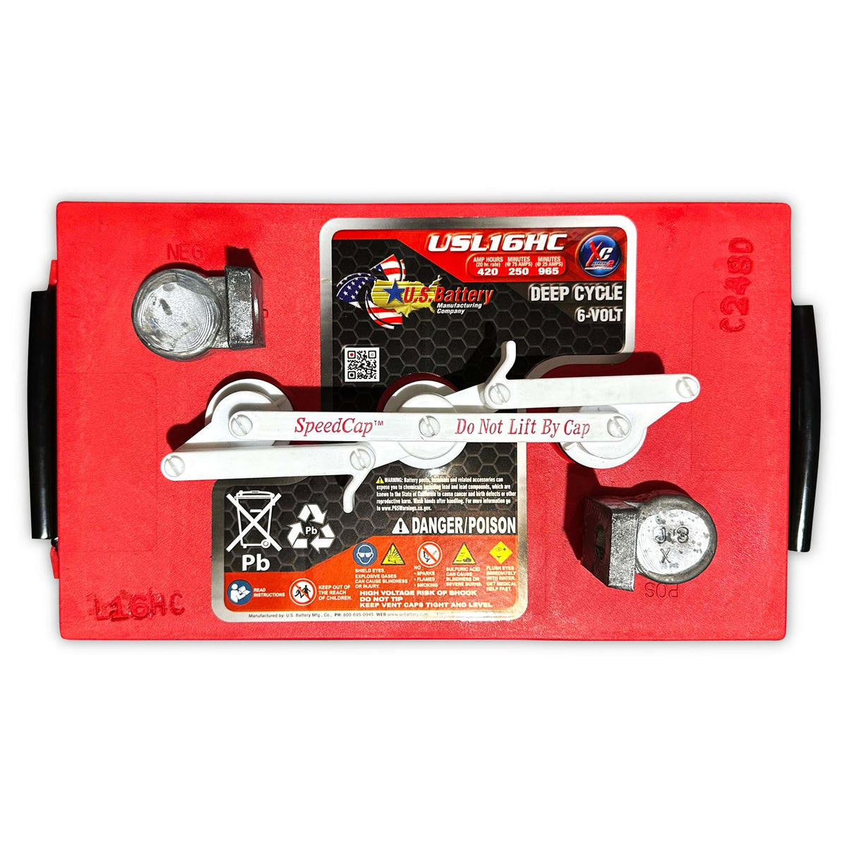6V SLA Deep Cycle Batteries 4-Pack H978282