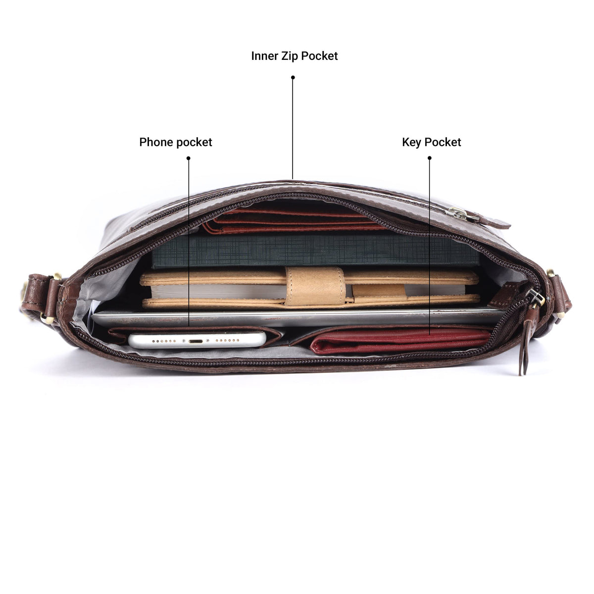 Soft Real Leather Womens Crossbody Handbags and Purses W847