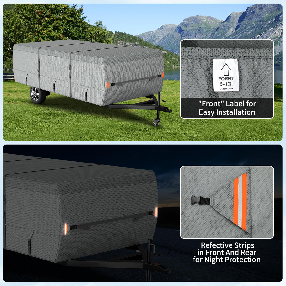 Non-Woven Pop Up Camper Folding Cover 14'-16' A440648
