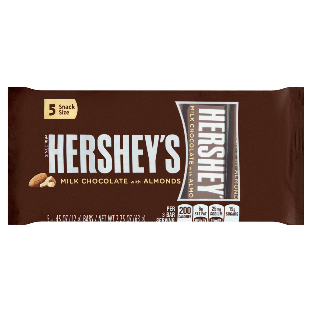 Milk Chocolate with Almonds Snack Size 2.25 oz G8719