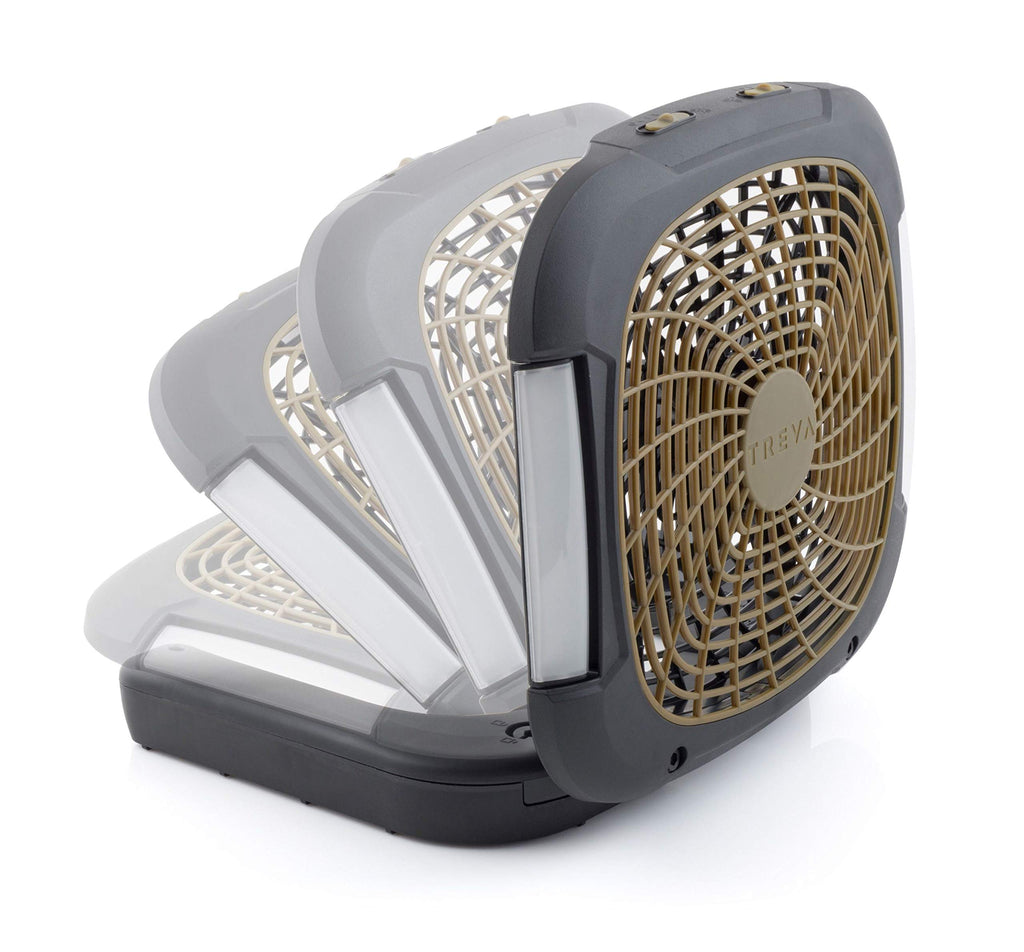 10 in Portable Fan with LED Lights A3309