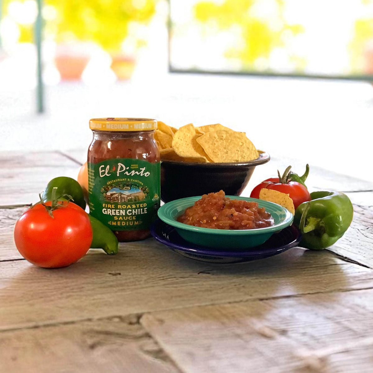 Green Chile Sauce Medium 16 Ounce Pack of 6 A439