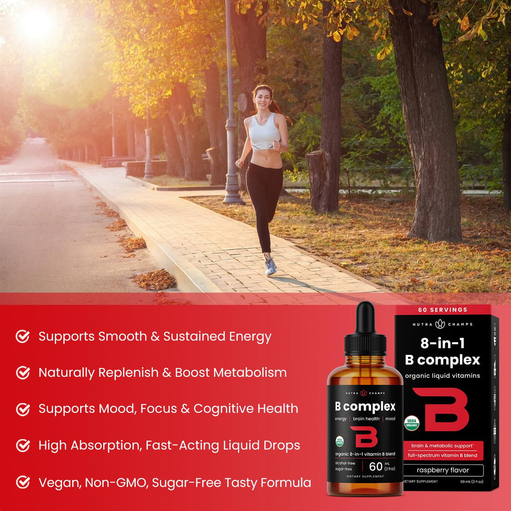 Organic Vitamin B Complex Liquid Drops 2oz L625874