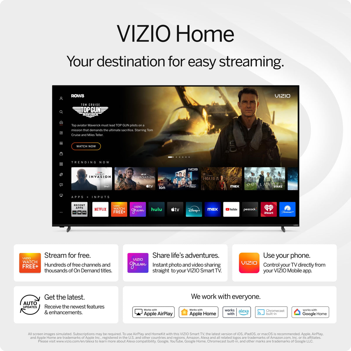 43-inch 4K LED HDR Smart TV with Dolby Vision W47550