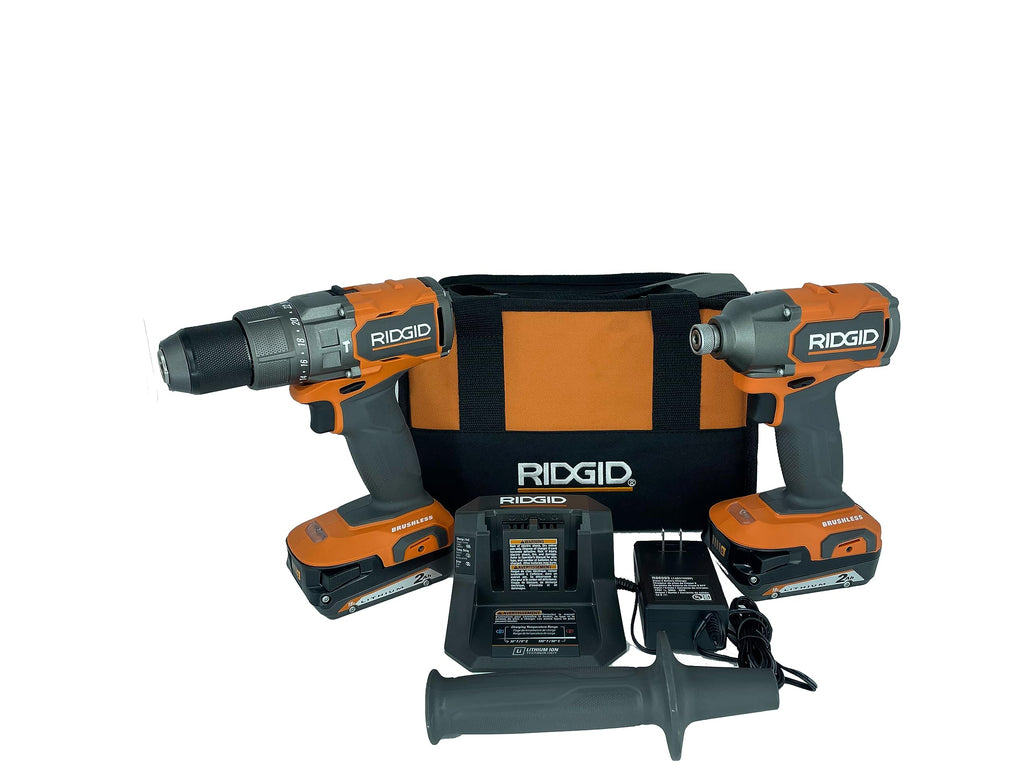 18V Brushless Drill/Driver and 3-Speed Impact Driver Kit with 2.0 Ah Batteries and Charger X58204