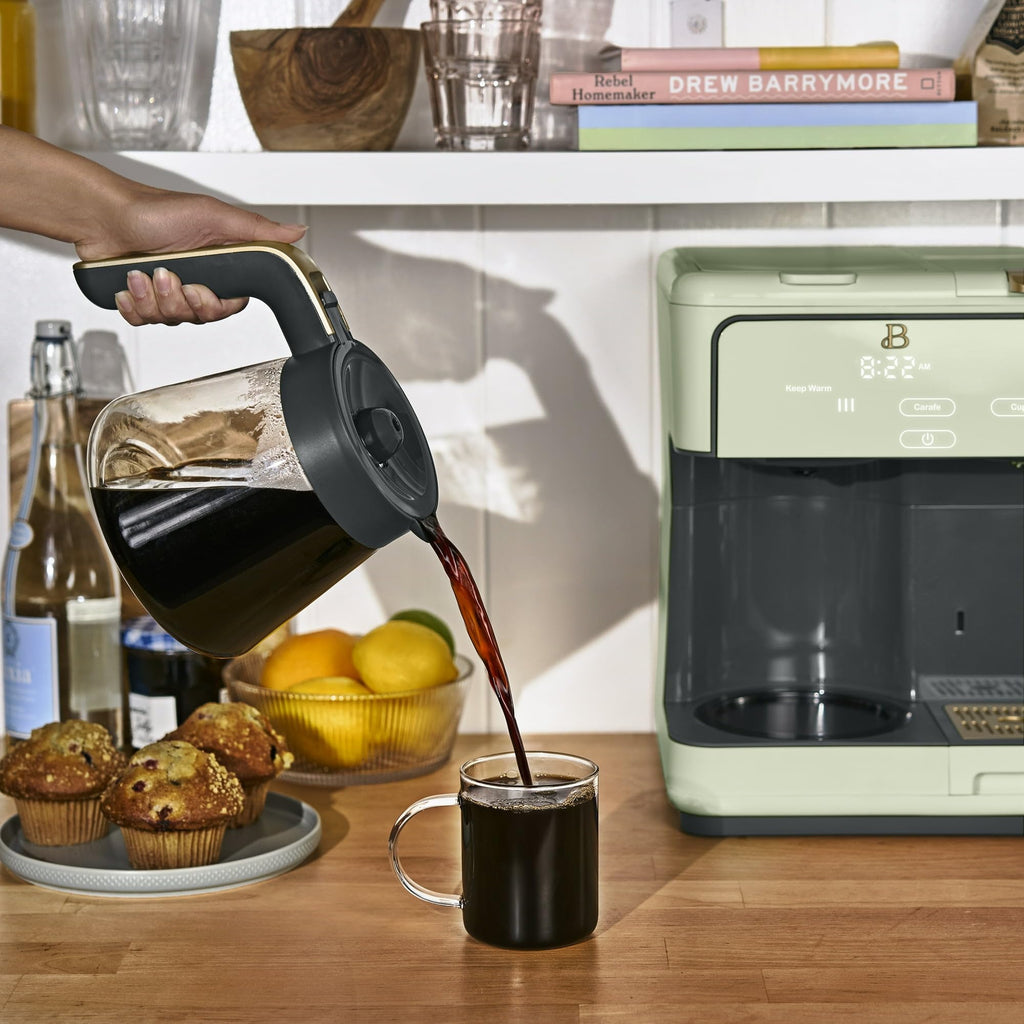 12 Cup Programmable Drip Coffee Maker with Reusable Filter S7602