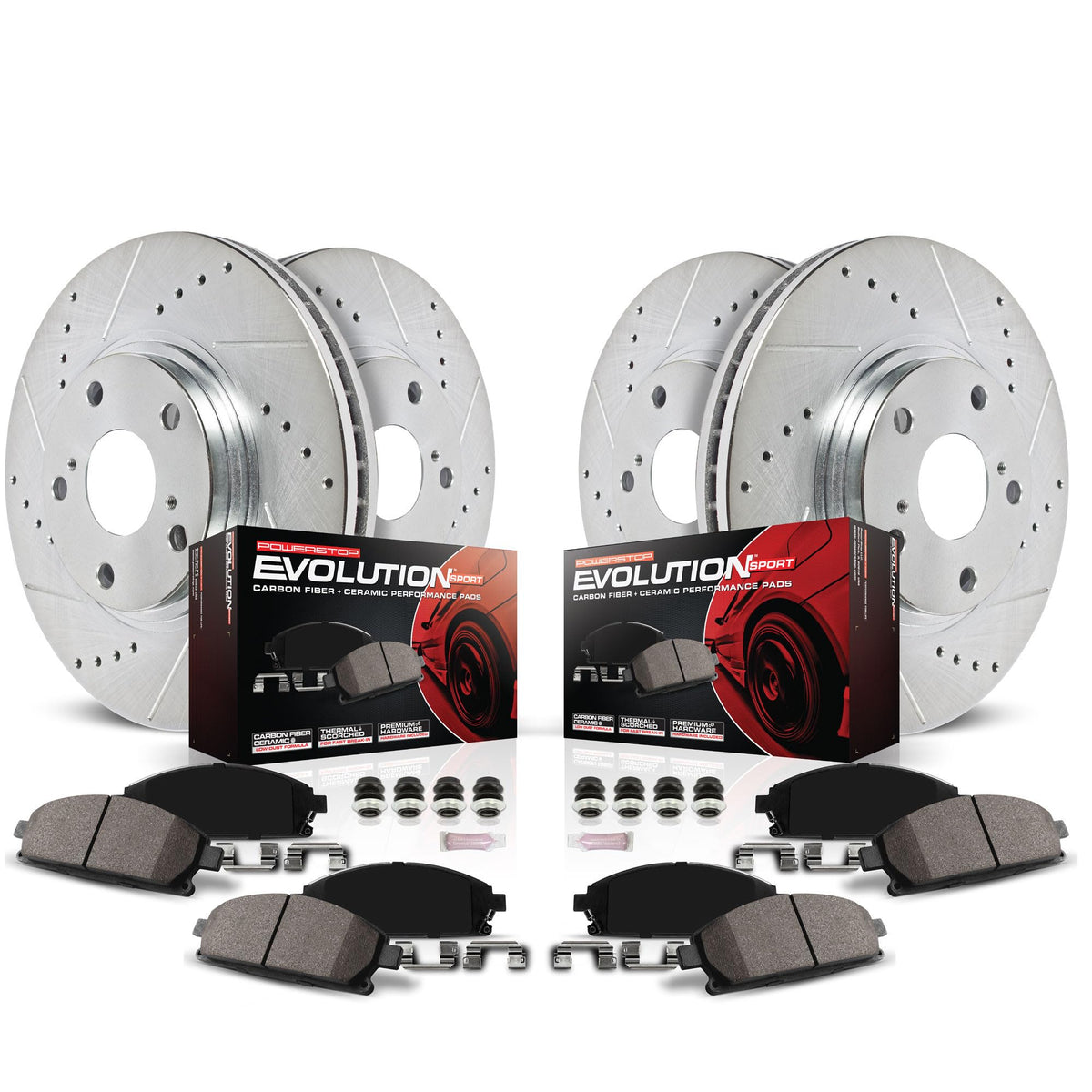 Brake Pad & Rotor Kit Front & Rear X69396
