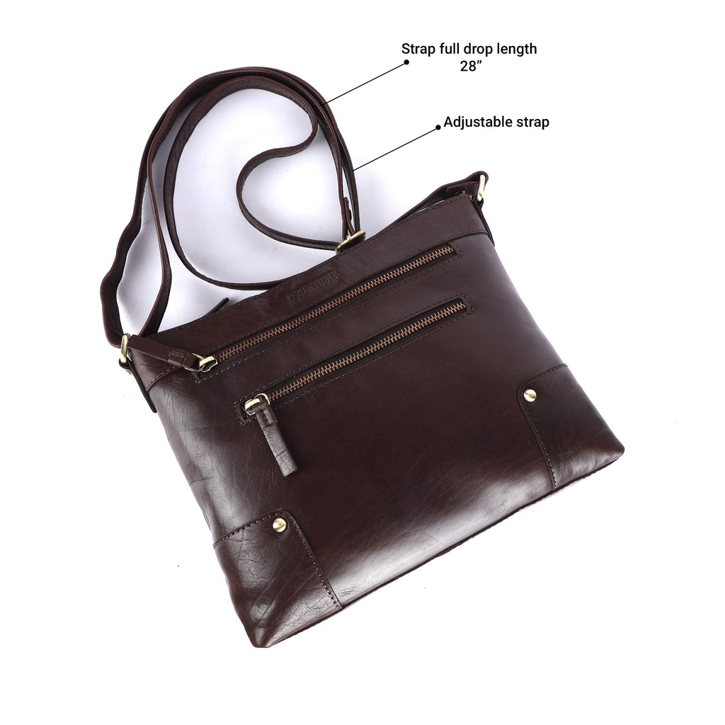 Soft Real Leather Womens Crossbody Handbags and Purses W847